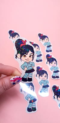 Image 2 of Vanellope Glitter Sticker