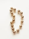 (PRE ORDER )STATEMENT GOLD BALL NECKLACE LARGE