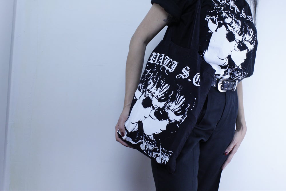 Image of stiv bators (VALI SOCIAL CLUB) shirt and tote