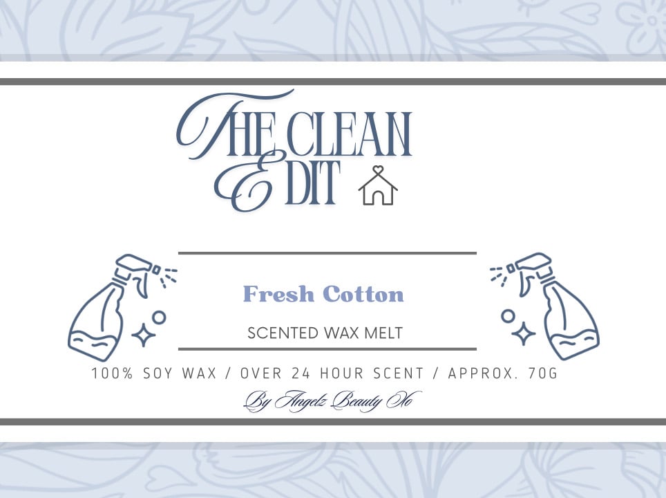 Image of Fresh cotton wax melt 