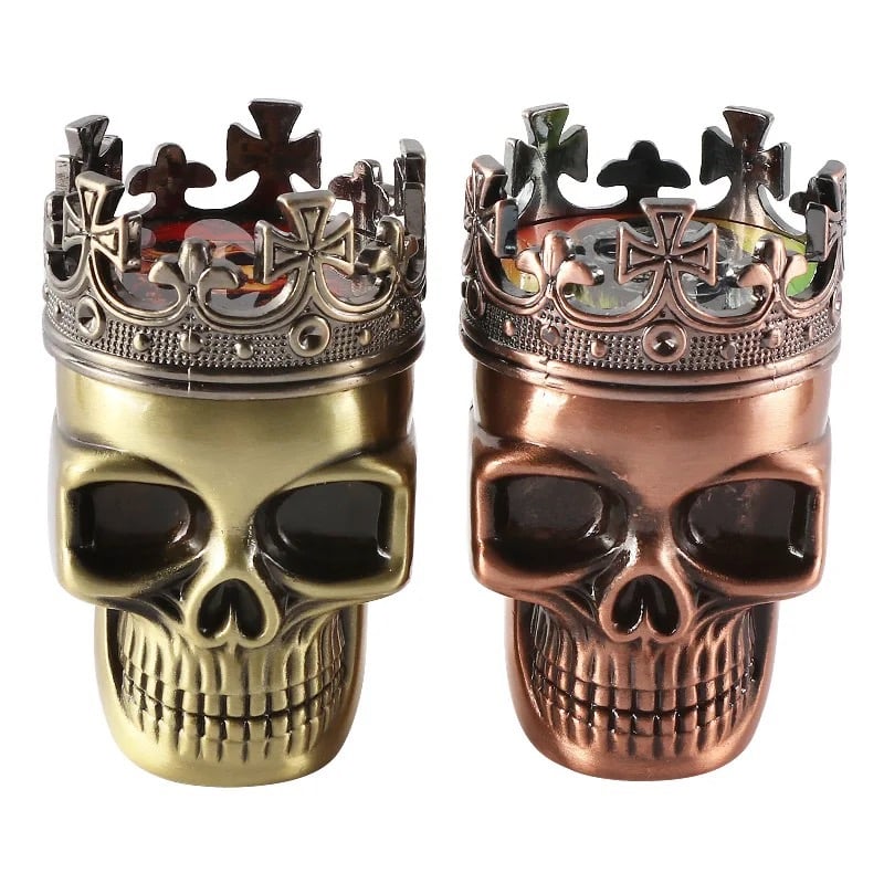 Image of Skull herb grinder