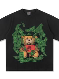 Image 4 of Men's Money Bear Graphic Short Sleeve T-Shirt