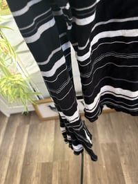 Image 2 of Stripe shirt bell sleeves 