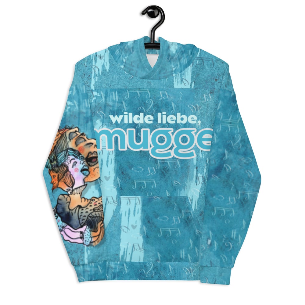 Image of Wilde Liebe Mugge JoLenzArt Unisex backprint art statement Hoodie