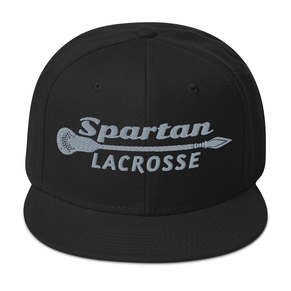 Spartan lax snapback hat