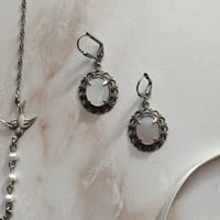 Image 2 of MOTHER OF PEARL CAMEO EARRINGS