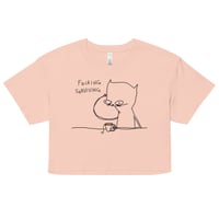 Image 5 of Women’s crop top f surviving 