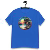 Image 2 of Unisex classic tee, Tropical Beach Sunset tee
