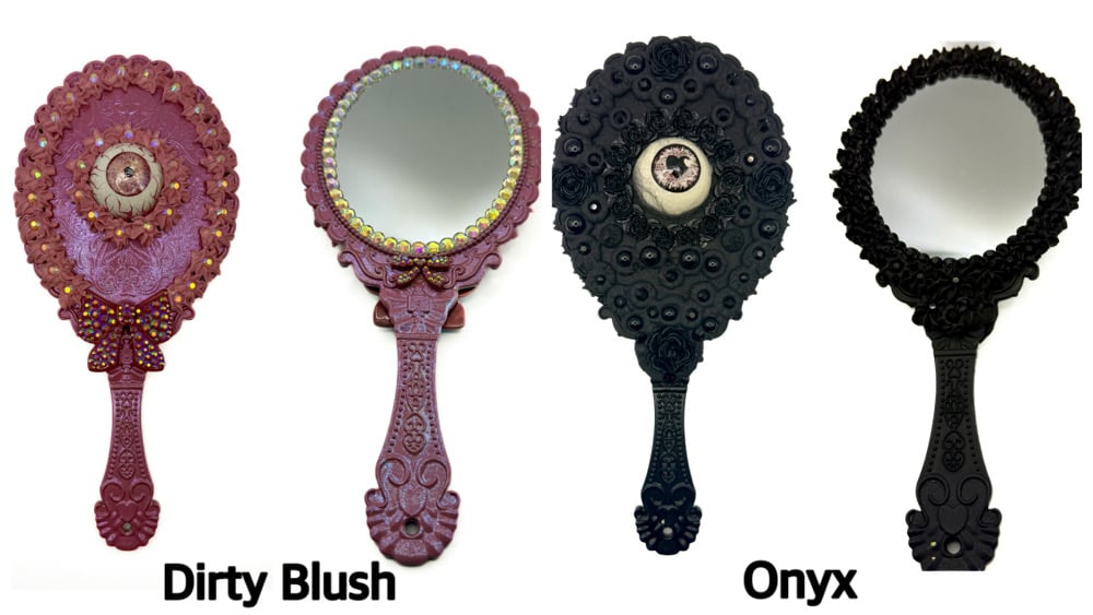 Image of Frosted Hand Mirror