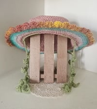 Image 1 of Floral forager hat