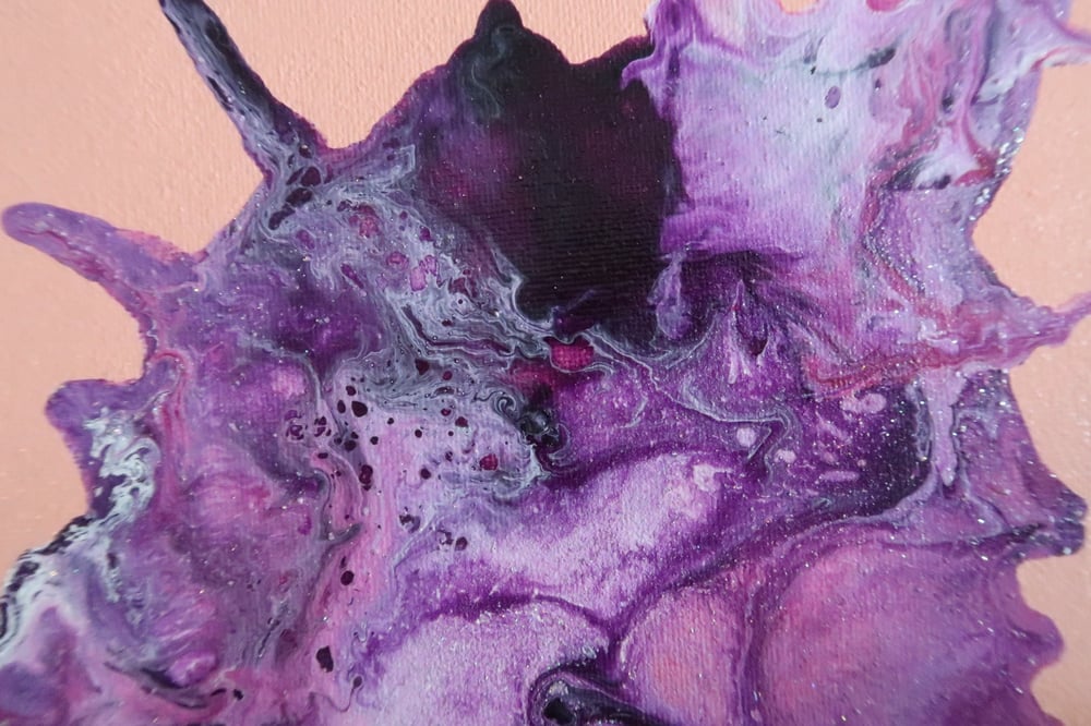 Image of Nebula 2.0 Acrylic Pour on Canvas