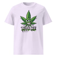 Image 3 of Bite Me Graffiti Unisex organic ribbed neck t-shirt