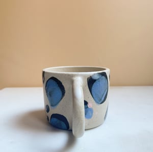 Image of Baby blue leopard - thrown mug