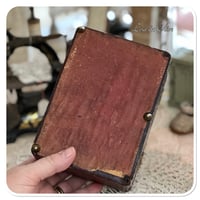 Image 8 of Vintage French sewing box full of French lace buttons and cotton