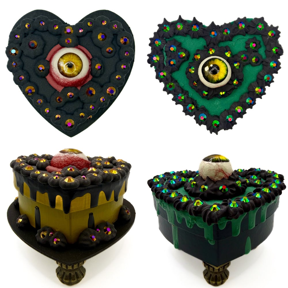 Image of CakeheArt Collection-faux cake medium storage boxes