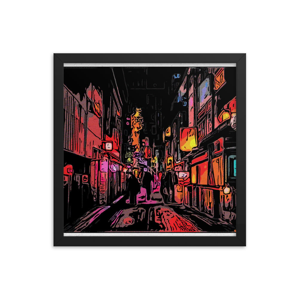 ZEN EXP - Chinatown I Framed photo paper poster