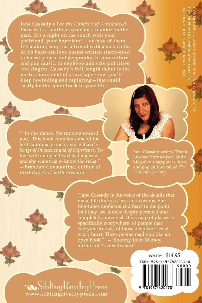 Image of For the Comfort of Automated Phrases by Jane Cassady