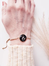 Image 1 of Adjustable Floral Bracelet 