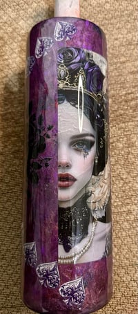 Image 3 of Purple 30 oz Skinny Tumbler #25
