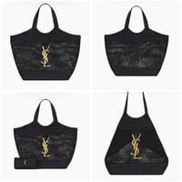 The Jet Set Woven Tote 2 Piece Tote Bag 