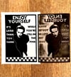 Terry Hall (Enjoy Yourself) Linocut Print
