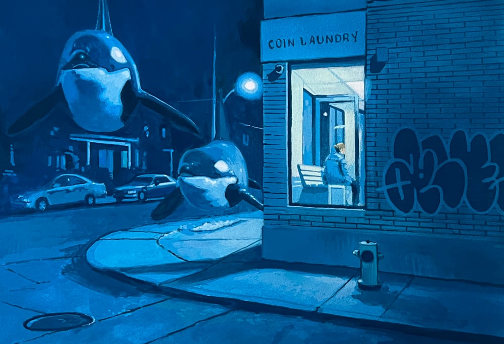 Image of -laundry today or naked tomorrow- (study)