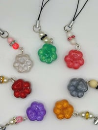 Image 1 of 🐾Charm GSM patte - kawaii paillette