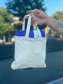 Repurposed Canvas Mini Tote