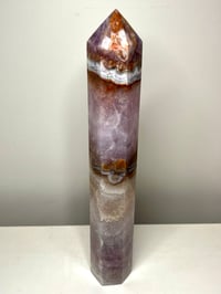 Image 11 of Large Lace Agate with Amethyst Generator #2411