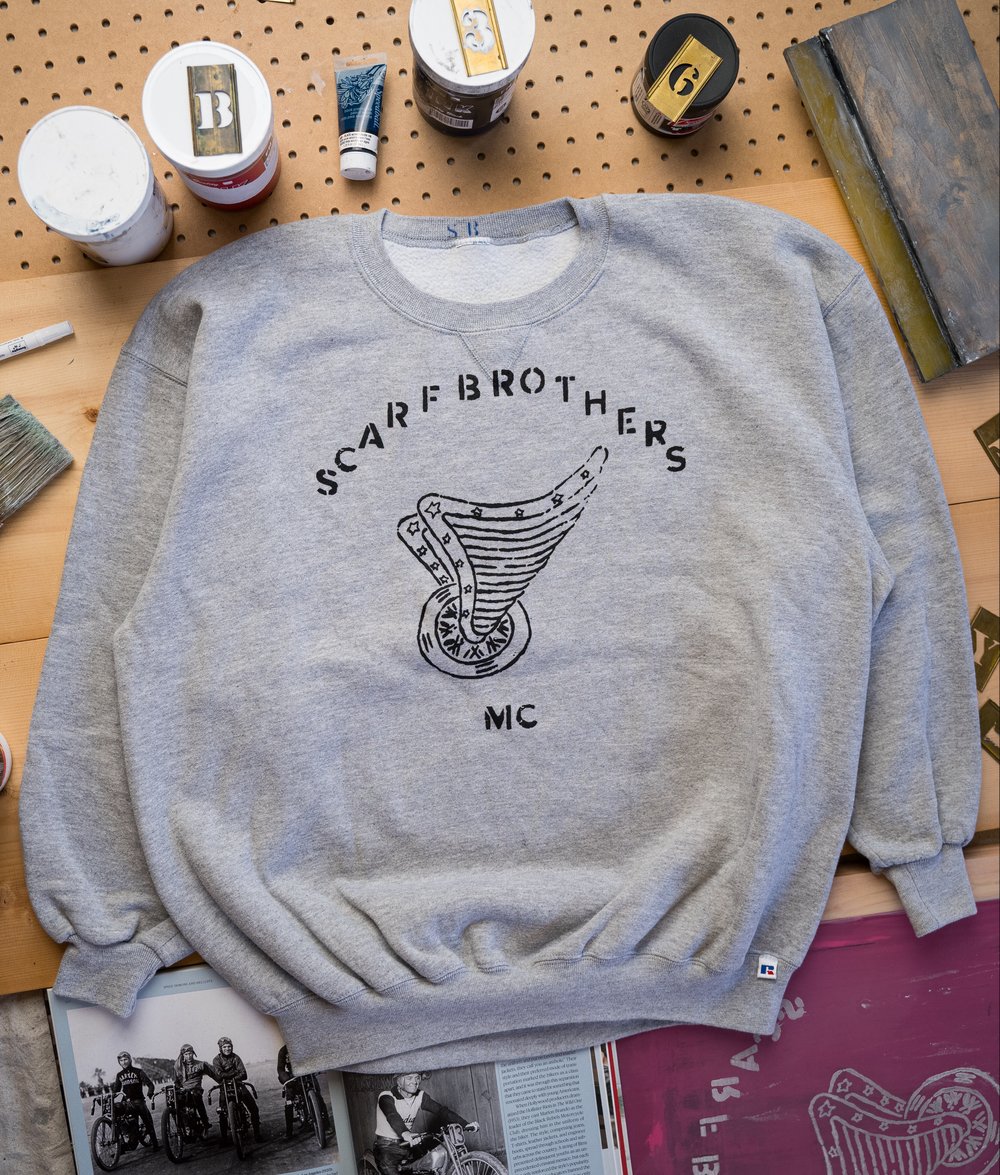 Image of Motor Club sweatshirt (XXL)-heather grey 