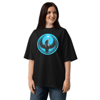 Image 1 of Unisex Oversized Tee -  Rebel Loon Blue