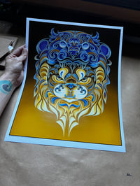 Image 2 of Blue And Gold -Print