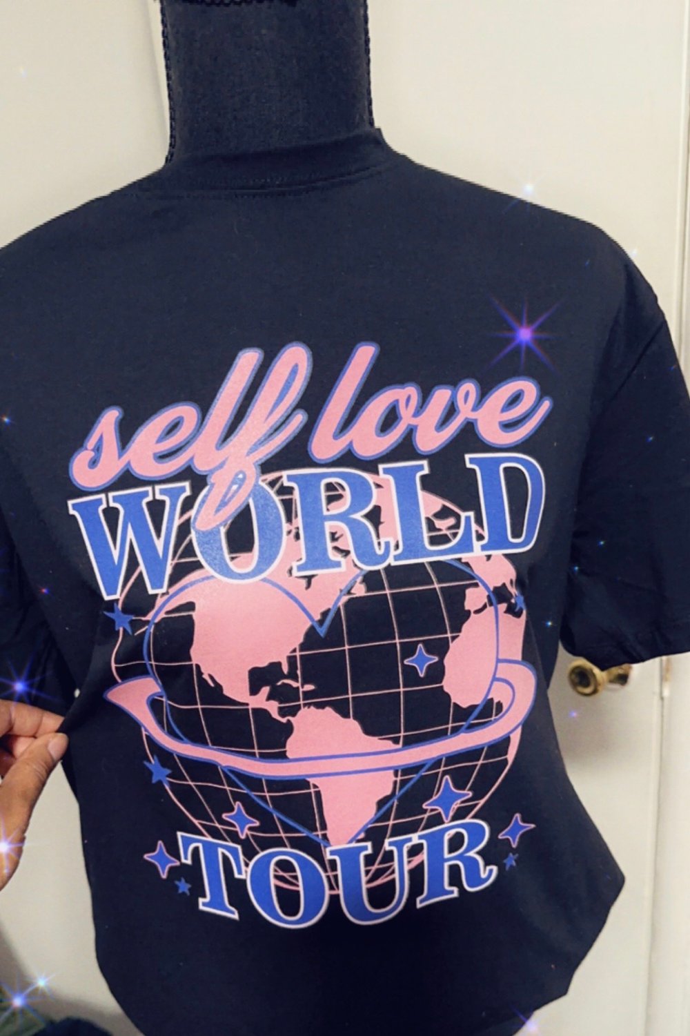 Image of Self love world tour unisex tee