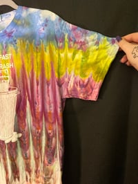 Image 3 of Large Live Fast Eat Trash Tie Dye Shirt 4