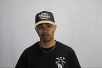 Image 1 of Raised In The Hatred Hat Khaki Brown Snapback