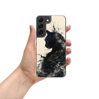 Image 11 of Black Cat On Ivory Clear Case for Samsung®