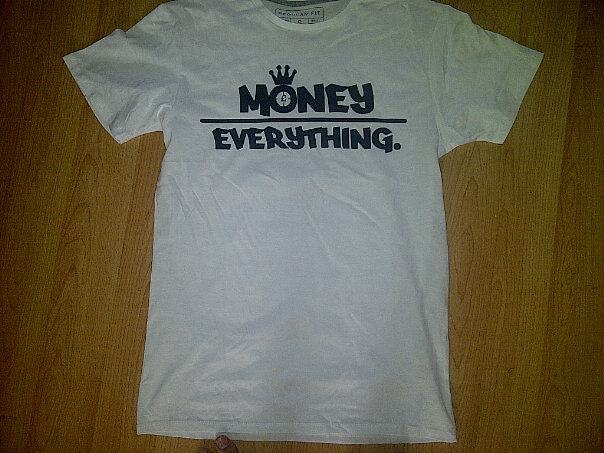 Money over everything shirt Clearance