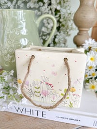 Image 1 of Floral Shopping Bag Vase