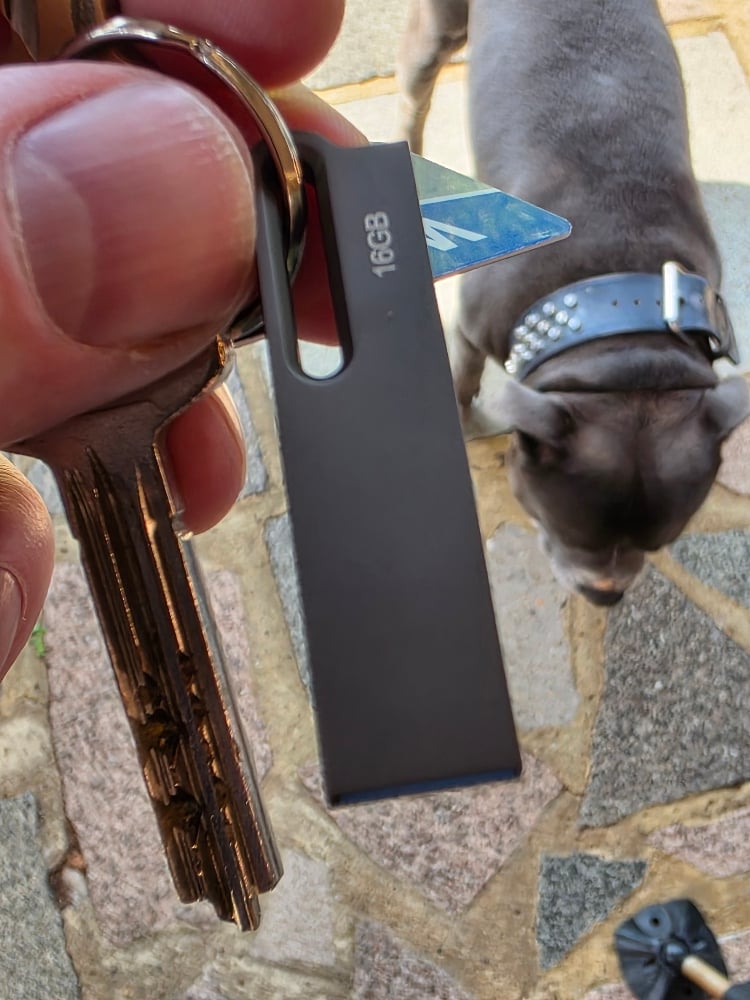 Image of DPB USB Keyring, 16GB, fully loaded