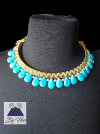 Image 3 of Howlite Necklace Set