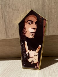 Image 1 of Ronnie James Dio Tribute Epoxy Pin