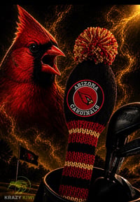 Image 1 of Arizona Cardinals NFL custom Golf Club Cover hand knit logo NFL football fan  gift-f803aa24
