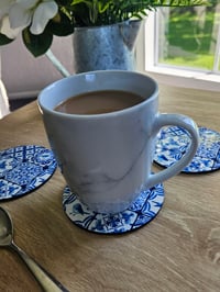 Image 2 of Blue Tile Coasters - 4 pack