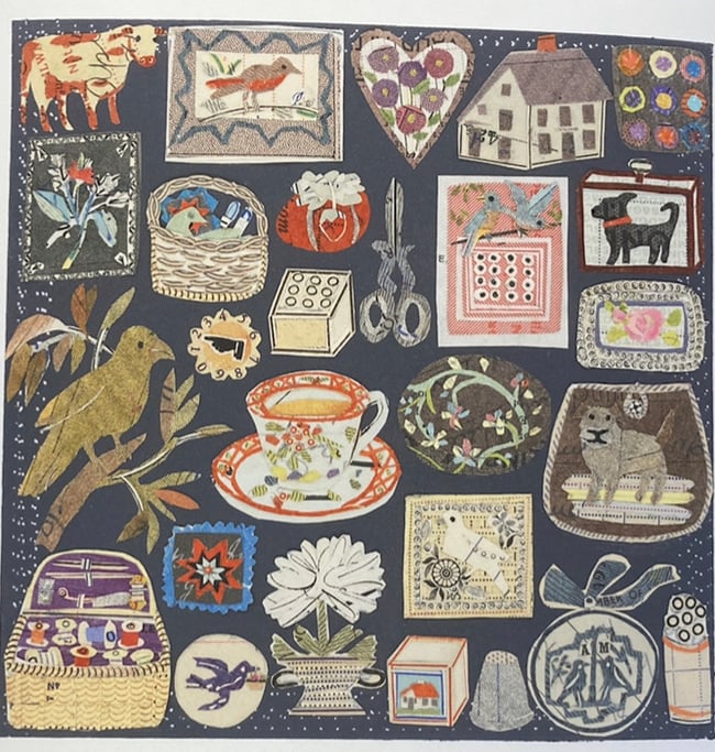 needlework press.... GICLEE PRINT Sarah V Battle