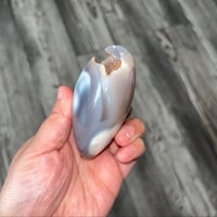 Image 5 of Druzy Orca Agate Heart 