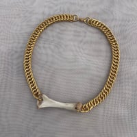 Image 1 of Brass Small Bone Necklace