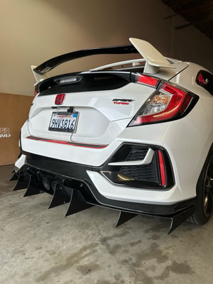 Image of 2016-2021 Honda Civic “Sport” V2 rear diffuser