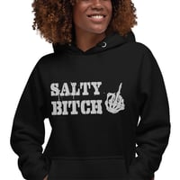 Image 3 of Salty Bitch embroidered Hoodie