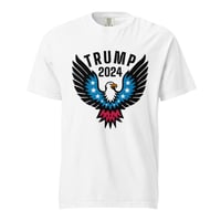 Image 2 of Trump 2024 Shirt Patriotic Eagle Shirt Trump Shirt Comfort Colors Short-Sleeve Unisex T-Shirt