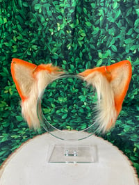 Image 1 of Orange Cat Ears